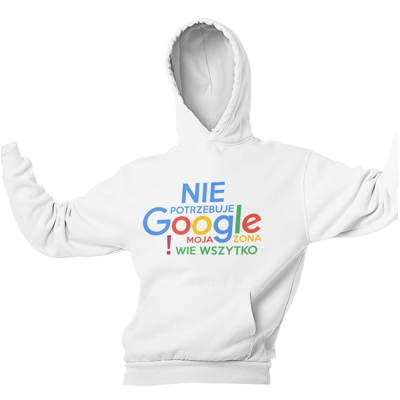 BLUZA Z KAPTUREM GOOGLE ŻONA